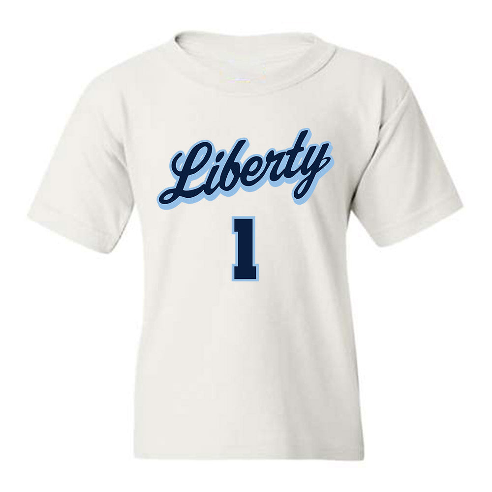 Liberty - NCAA Women's Basketball : Avery Mills - Sports Shersey Youth T-Shirt