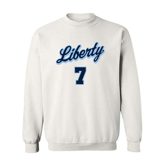 Liberty - NCAA Men's Basketball : Isaiah Ihnen - Sports Shersey Crewneck Sweatshirt-0