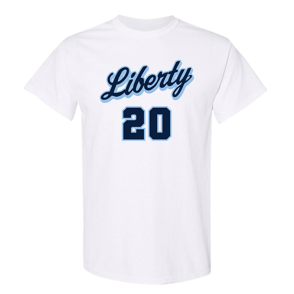 Liberty - NCAA Men's Basketball : Torr Sorensen - Sports Shersey T-Shirt-0