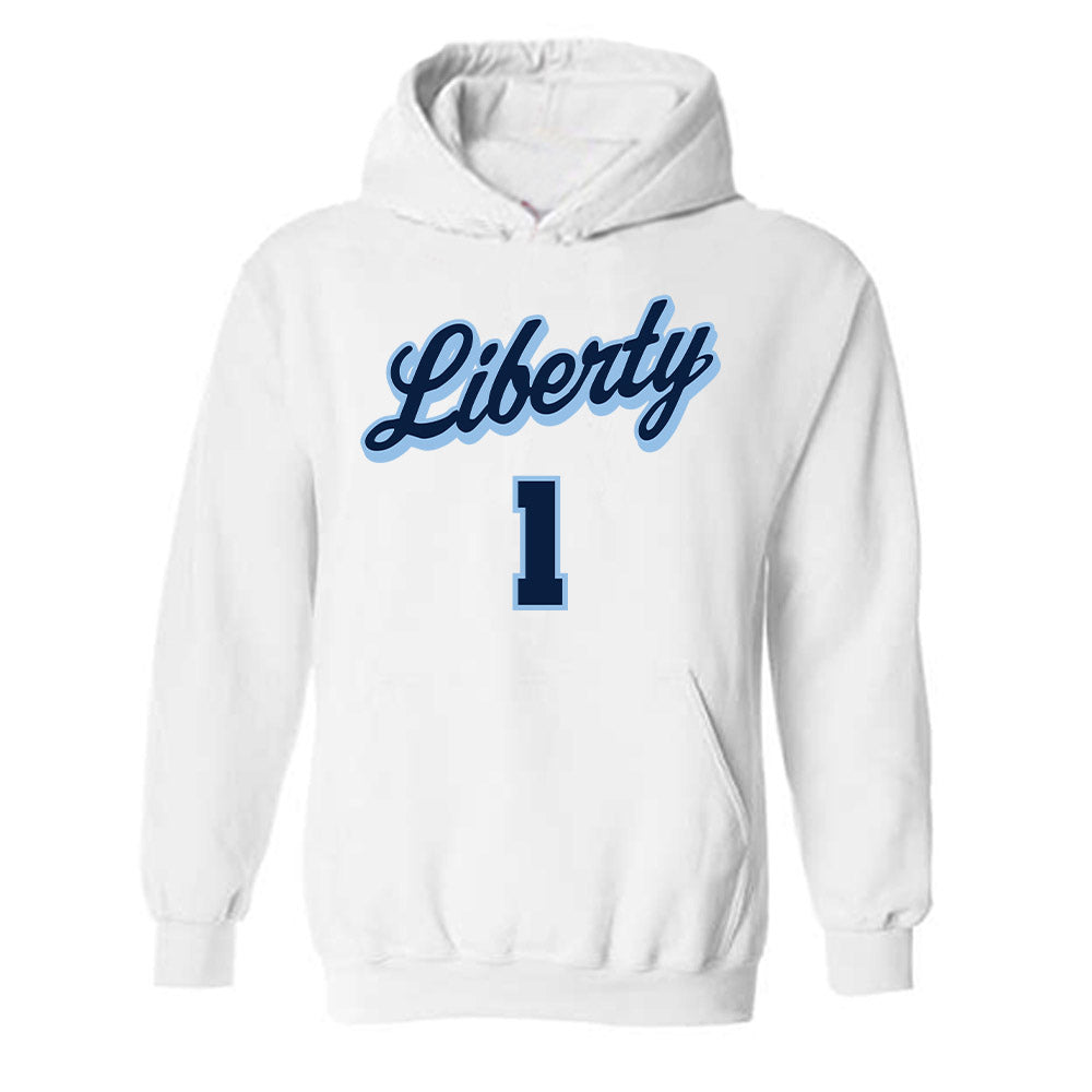 Liberty - NCAA Women's Basketball : Avery Mills - Sports Shersey Hooded Sweatshirt