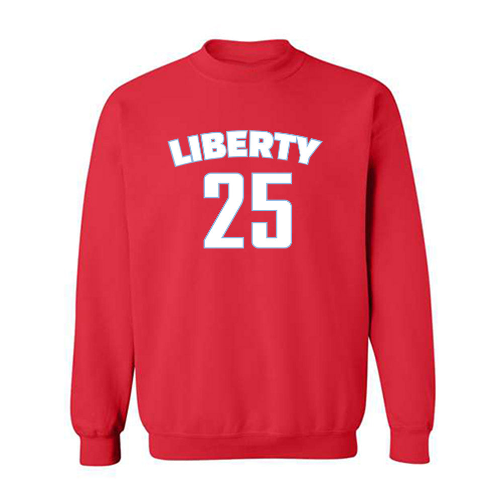 Liberty - NCAA Men's Basketball : Zach Cleveland - Classic Shersey Crewneck Sweatshirt-0