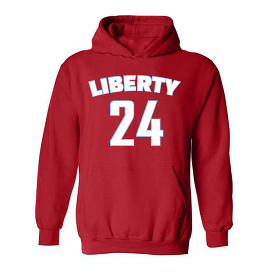 Liberty - NCAA Men's Basketball : Brady Kester - Classic Shersey Hooded Sweatshirt-0