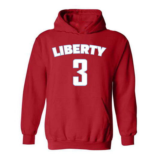 Liberty - NCAA Women's Basketball : JaKayla Thompson - Classic Shersey Hooded Sweatshirt-0