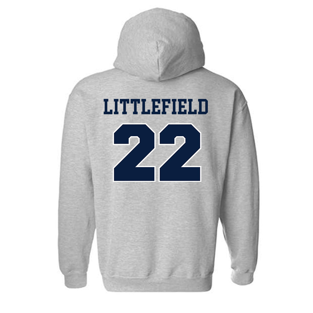 Liberty - NCAA Women's Volleyball : Molly Littlefield - Generic Shersey Hooded Sweatshirt-1
