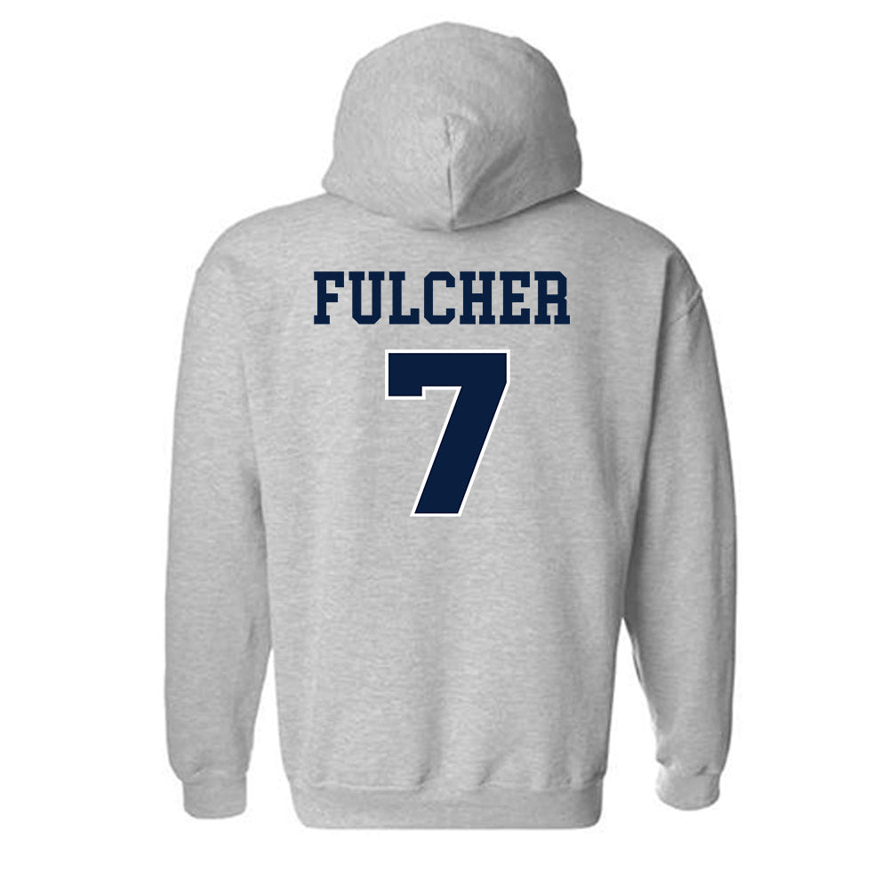 Liberty - NCAA Softball : Aubrey Fulcher - Generic Shersey Hooded Sweatshirt-1