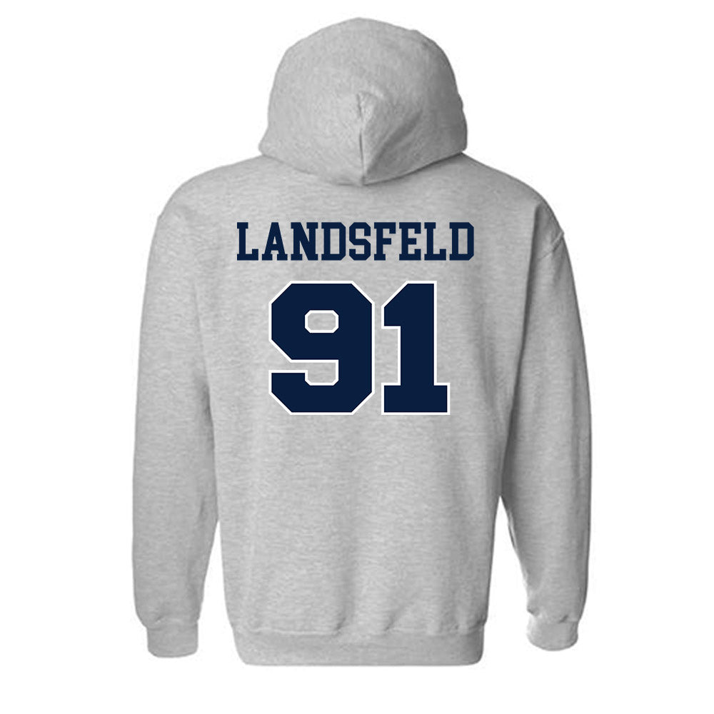 Liberty - NCAA Football : Marius Landsfeld - Generic Shersey Hooded Sweatshirt-1