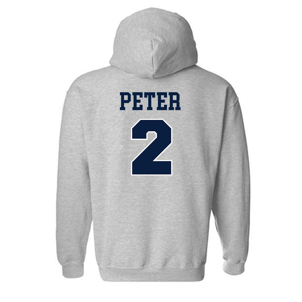 Liberty - NCAA Men's Basketball : Taelon Peter - Generic Shersey Hooded Sweatshirt-1