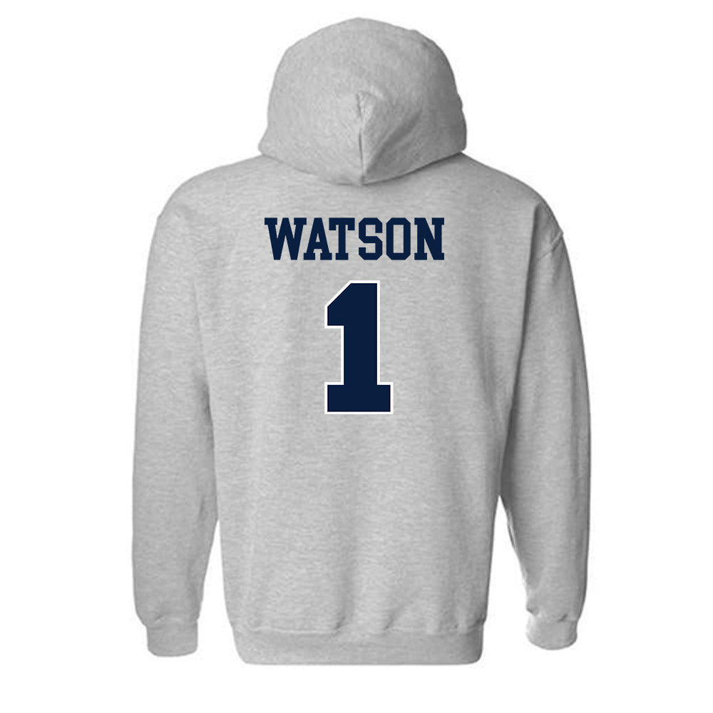 Liberty - NCAA Women's Lacrosse : Leah Watson - Generic Shersey Hooded Sweatshirt-3