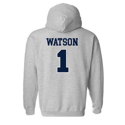 Liberty - NCAA Women's Lacrosse : Leah Watson - Generic Shersey Hooded Sweatshirt-3