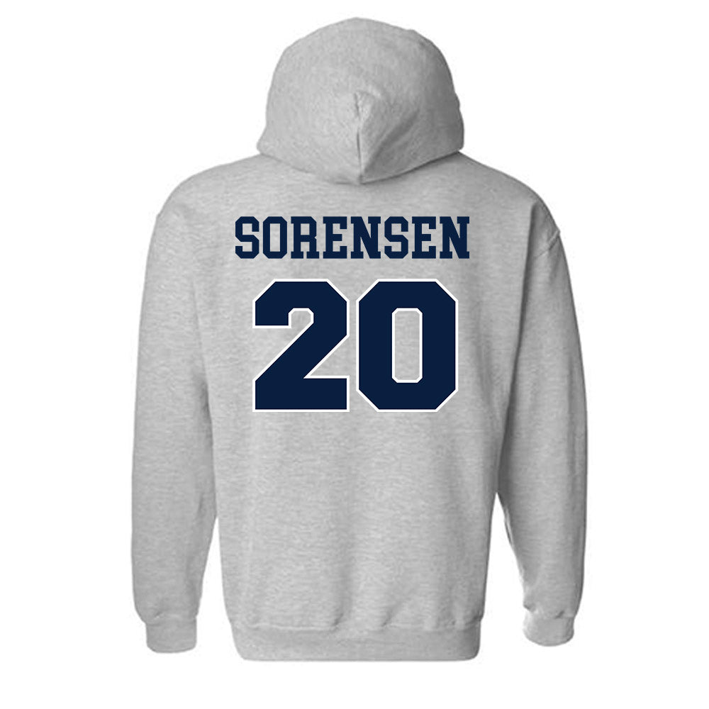 Liberty - NCAA Men's Basketball : Torr Sorensen - Generic Shersey Hooded Sweatshirt-1