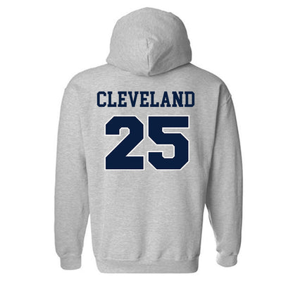 Liberty - NCAA Men's Basketball : Zach Cleveland - Generic Shersey Hooded Sweatshirt-1