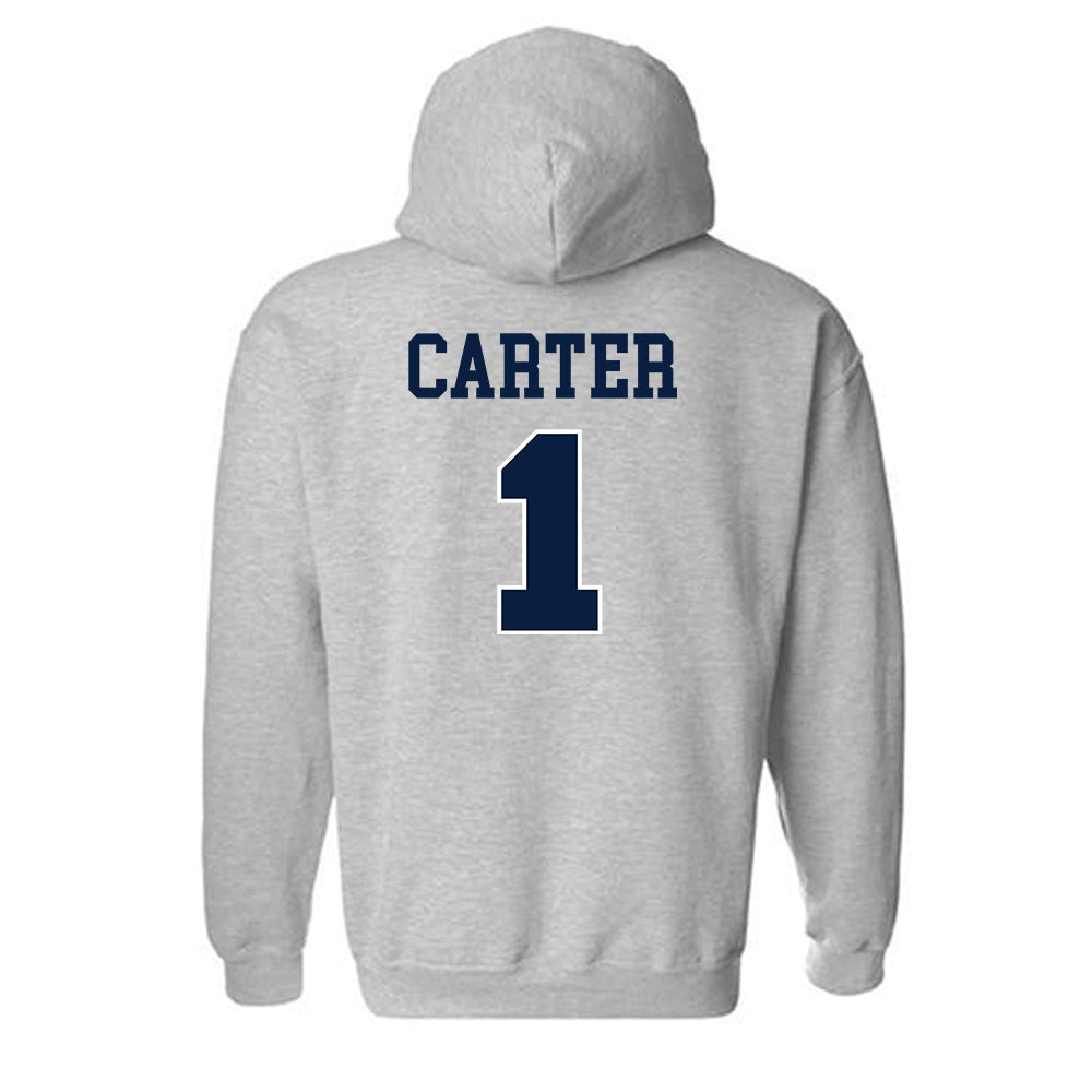 Liberty - NCAA Men's Basketball : Zander Carter - Generic Shersey Hooded Sweatshirt-1