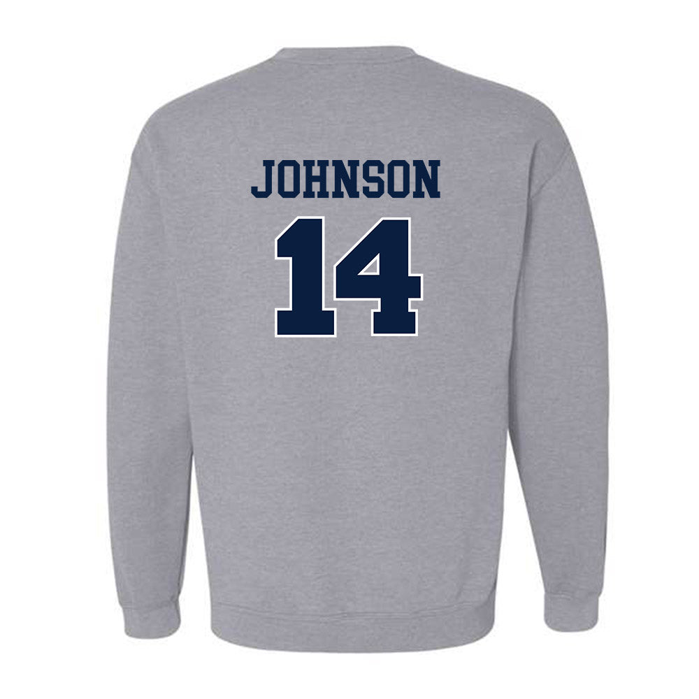 Liberty - NCAA Baseball : Peter Johnson - Generic Shersey Crewneck Sweatshirt-1