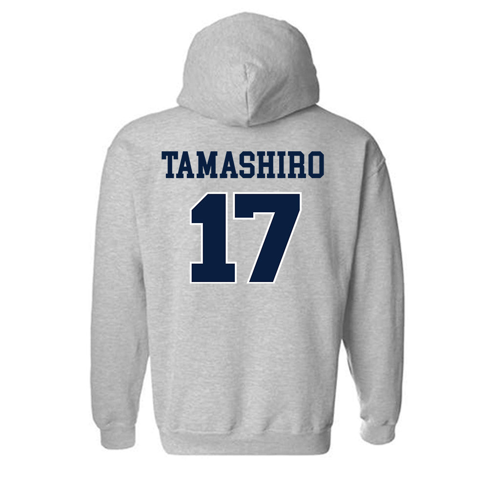 Liberty - NCAA Men's Soccer : Kai Tamashiro - Generic Shersey Hooded Sweatshirt-1