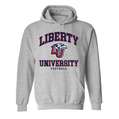 Liberty - NCAA Football : Ryan Burger - Hooded Sweatshirt Classic Shersey