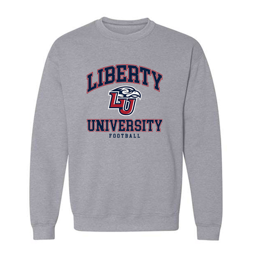 Liberty - NCAA Football : Marius Landsfeld - Generic Shersey Crewneck Sweatshirt-0