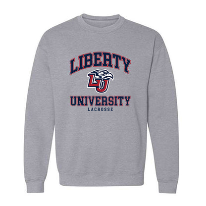 Liberty - NCAA Women's Lacrosse : Olivia Young - Generic Shersey Crewneck Sweatshirt-0