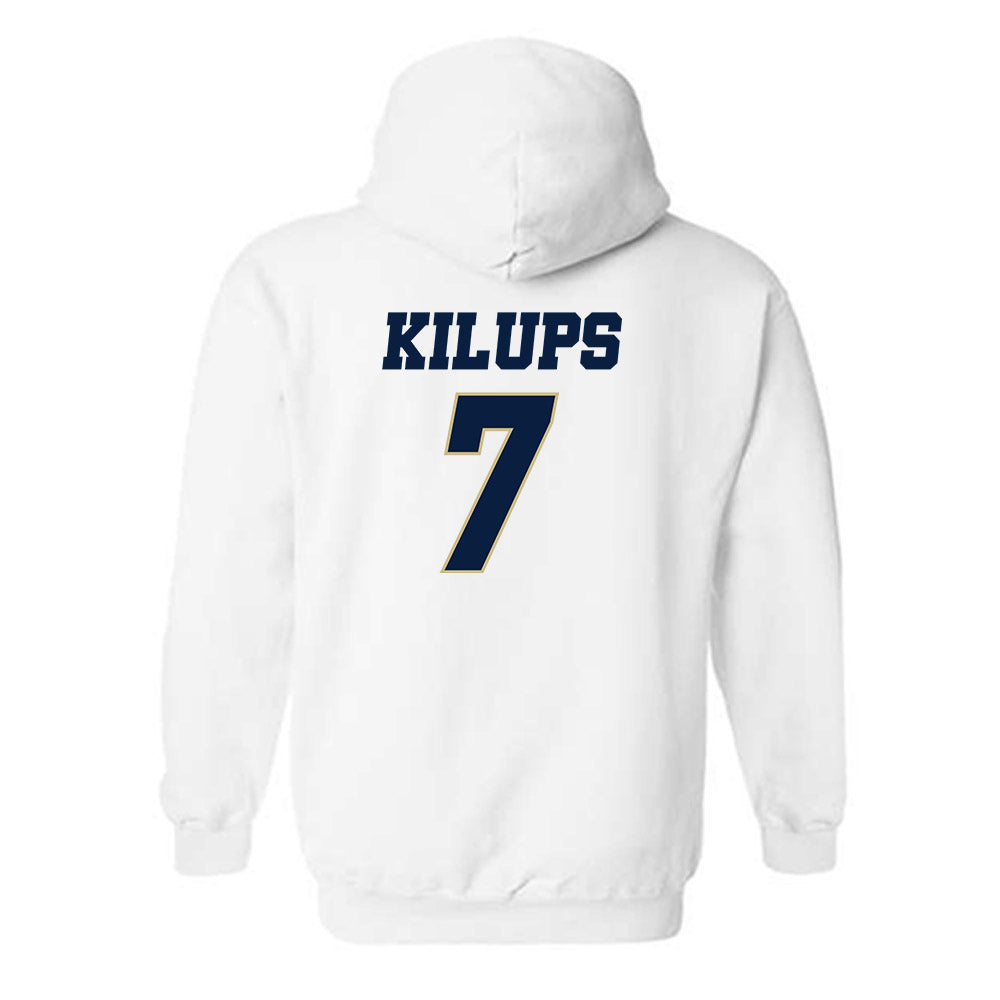 Oral Roberts - NCAA Men's Basketball : Martins Kilups - Generic Shersey Hooded Sweatshirt-1