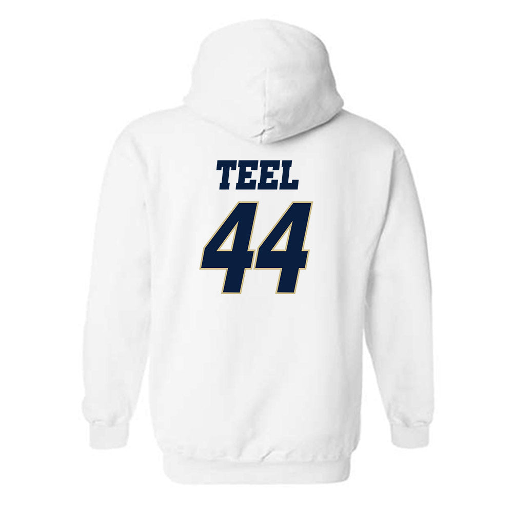 Oral Roberts - NCAA Baseball : Easton Teel - Generic Shersey Hooded Sweatshirt-1