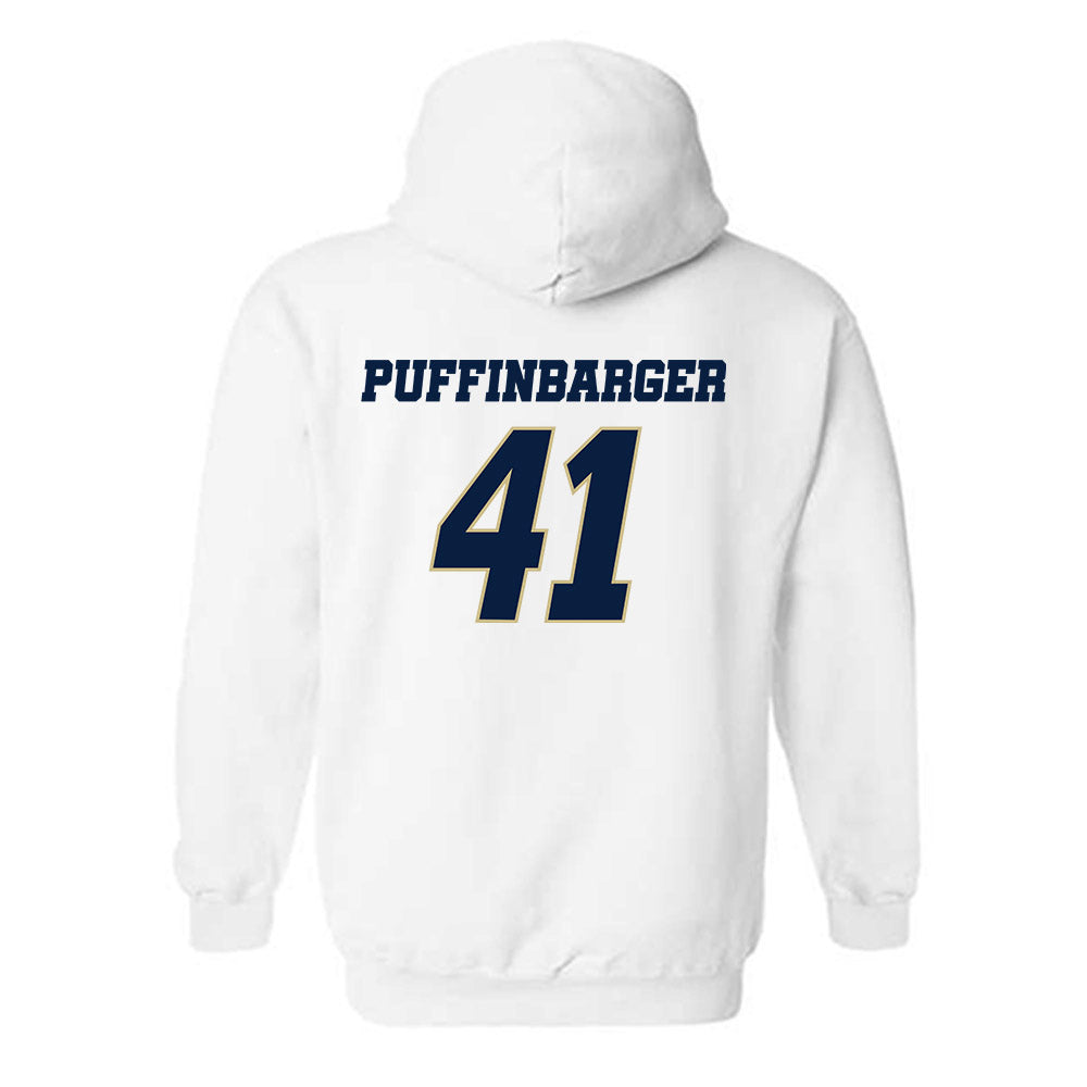 Oral Roberts - NCAA Baseball : Luke Puffinbarger - Generic Shersey Hooded Sweatshirt