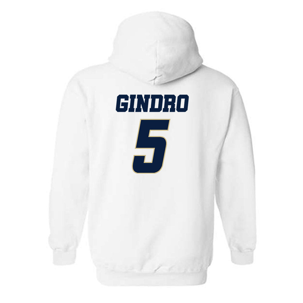 Oral Roberts - NCAA Men's Soccer : Enzo Gindro - Generic Shersey Hooded Sweatshirt-1