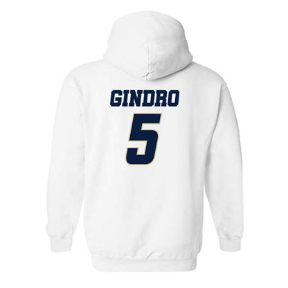 Oral Roberts - NCAA Men's Soccer : Enzo Gindro - Generic Shersey Hooded Sweatshirt-1