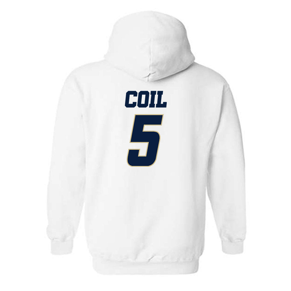 Oral Roberts - NCAA Baseball : Owen Coil - Generic Shersey Hooded Sweatshirt