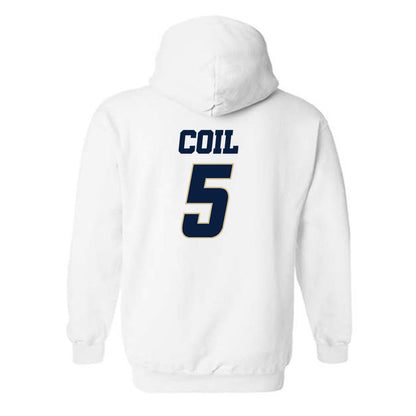 Oral Roberts - NCAA Baseball : Owen Coil - Generic Shersey Hooded Sweatshirt