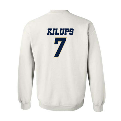 Oral Roberts - NCAA Men's Basketball : Martins Kilups - Generic Shersey Crewneck Sweatshirt-1