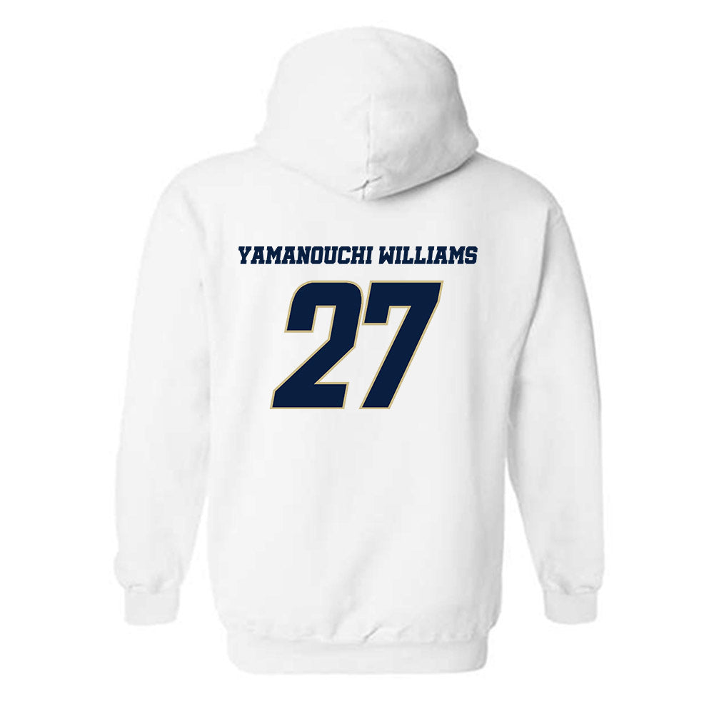 Oral Roberts - NCAA Men's Basketball : Yuto Yamanouchi williams - Generic Shersey Hooded Sweatshirt-1