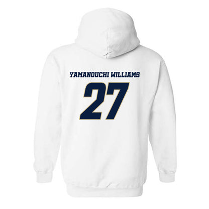 Oral Roberts - NCAA Men's Basketball : Yuto Yamanouchi williams - Generic Shersey Hooded Sweatshirt-1