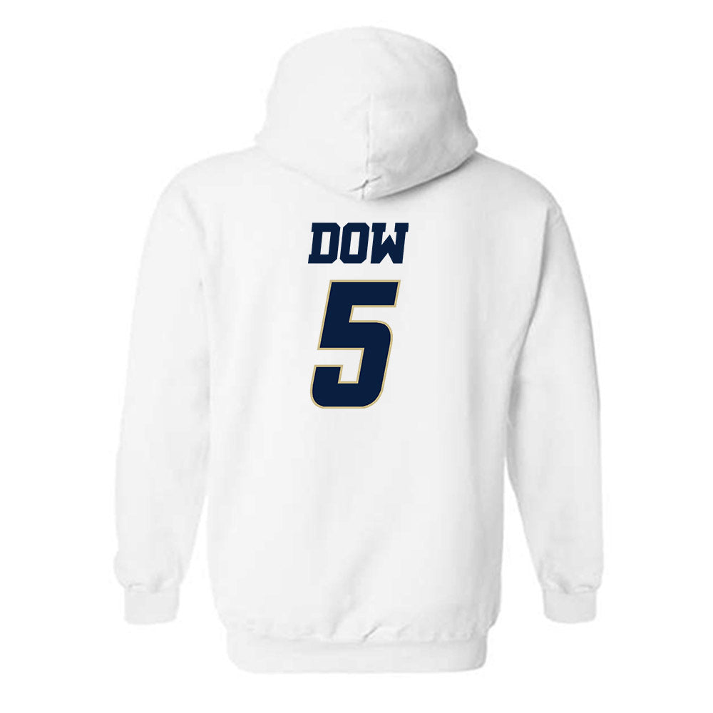 Oral Roberts - NCAA Men's Basketball : Connor Dow - Generic Shersey Hooded Sweatshirt-1