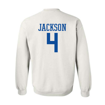 Drake - NCAA Men's Basketball : Isaiah Jackson - Classic Shersey Crewneck Sweatshirt-1