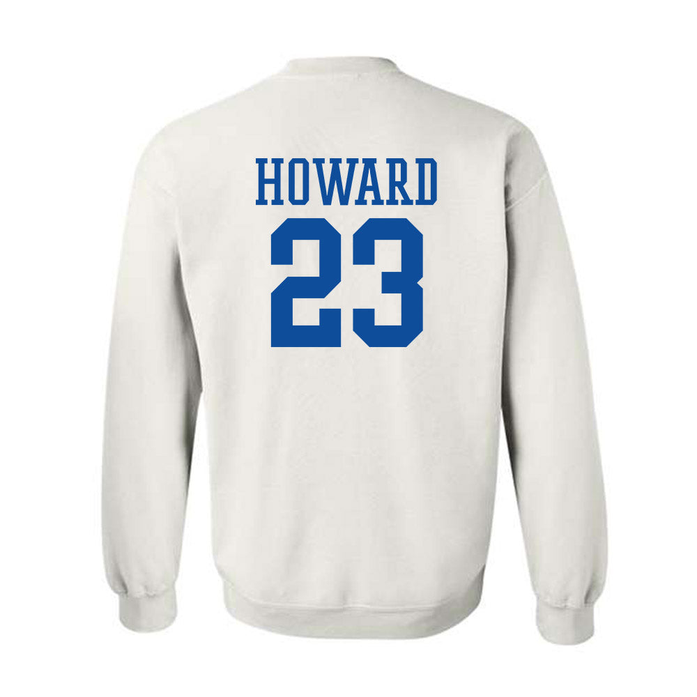 Drake - NCAA Men's Basketball : Isaia Howard - Classic Shersey Crewneck Sweatshirt-1