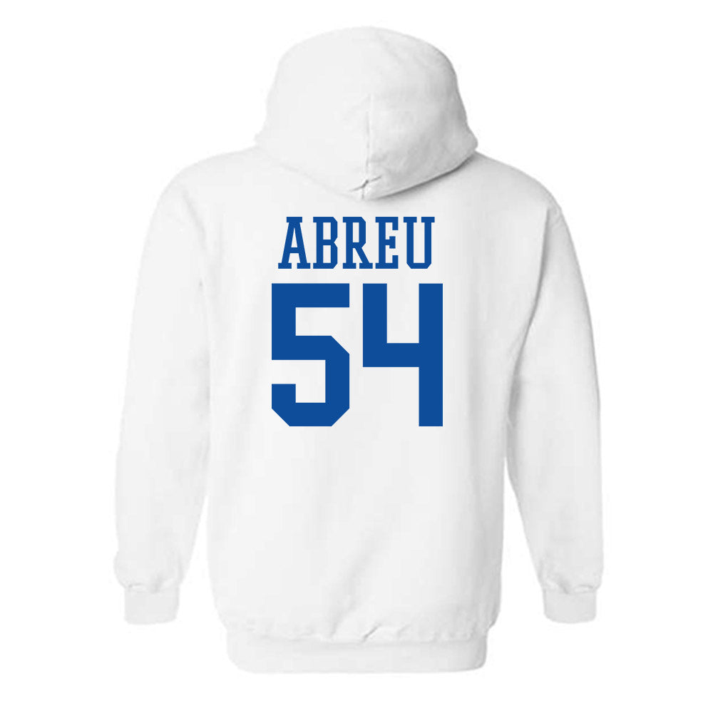 Drake - NCAA Men's Basketball : Daniel Abreu - Classic Shersey Hooded Sweatshirt-1