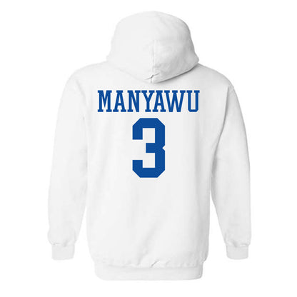 Drake - NCAA Men's Basketball : Cameron Manyawu - Classic Shersey Hooded Sweatshirt-1