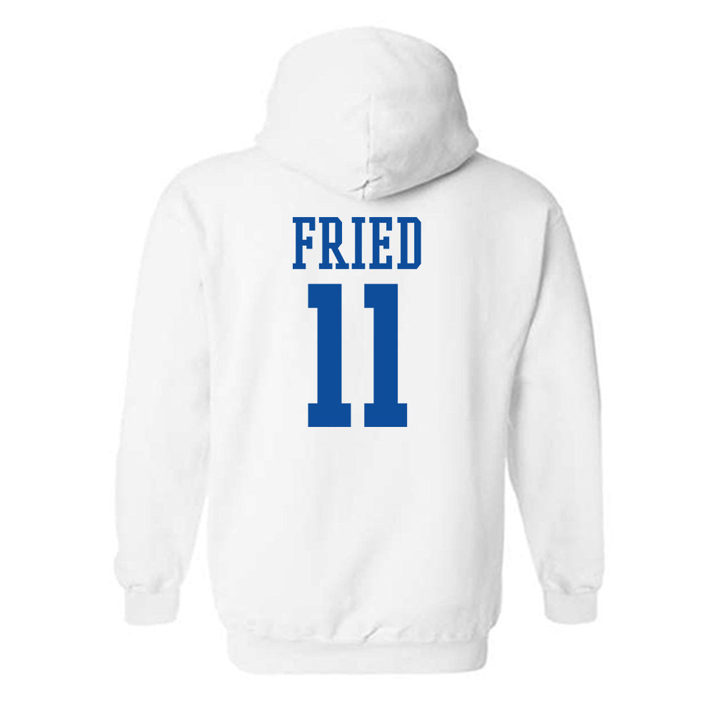 Drake - NCAA Men's Basketball : Bennett Fried - Hooded Sweatshirt Classic Shersey