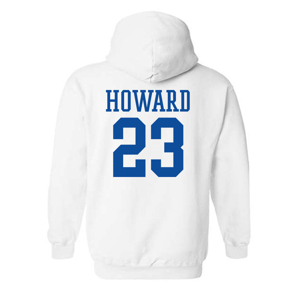 Drake - NCAA Men's Basketball : Isaia Howard - Classic Shersey Hooded Sweatshirt-1