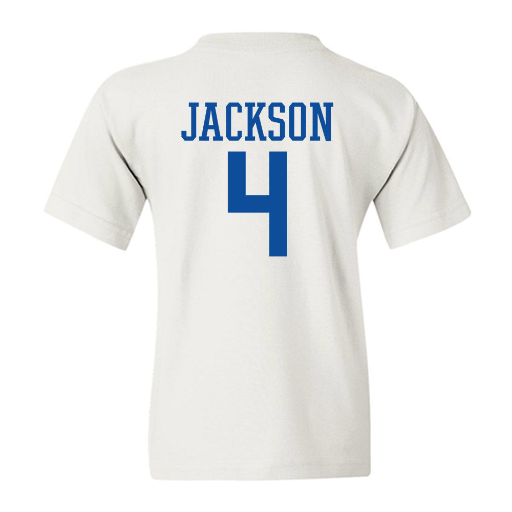 Drake - NCAA Men's Basketball : Isaiah Jackson - Classic Shersey Youth T-Shirt-1