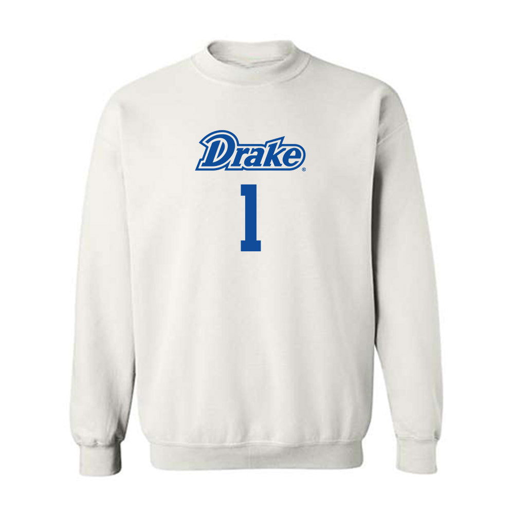 Drake - NCAA Men's Basketball : Owen Larson - Classic Shersey Crewneck Sweatshirt-0