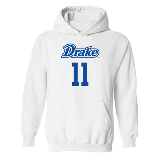 Drake - NCAA Men's Basketball : Bennett Fried - Hooded Sweatshirt Classic Shersey