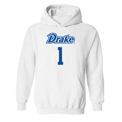 Drake - NCAA Men's Basketball : Owen Larson - Classic Shersey Hooded Sweatshirt-0
