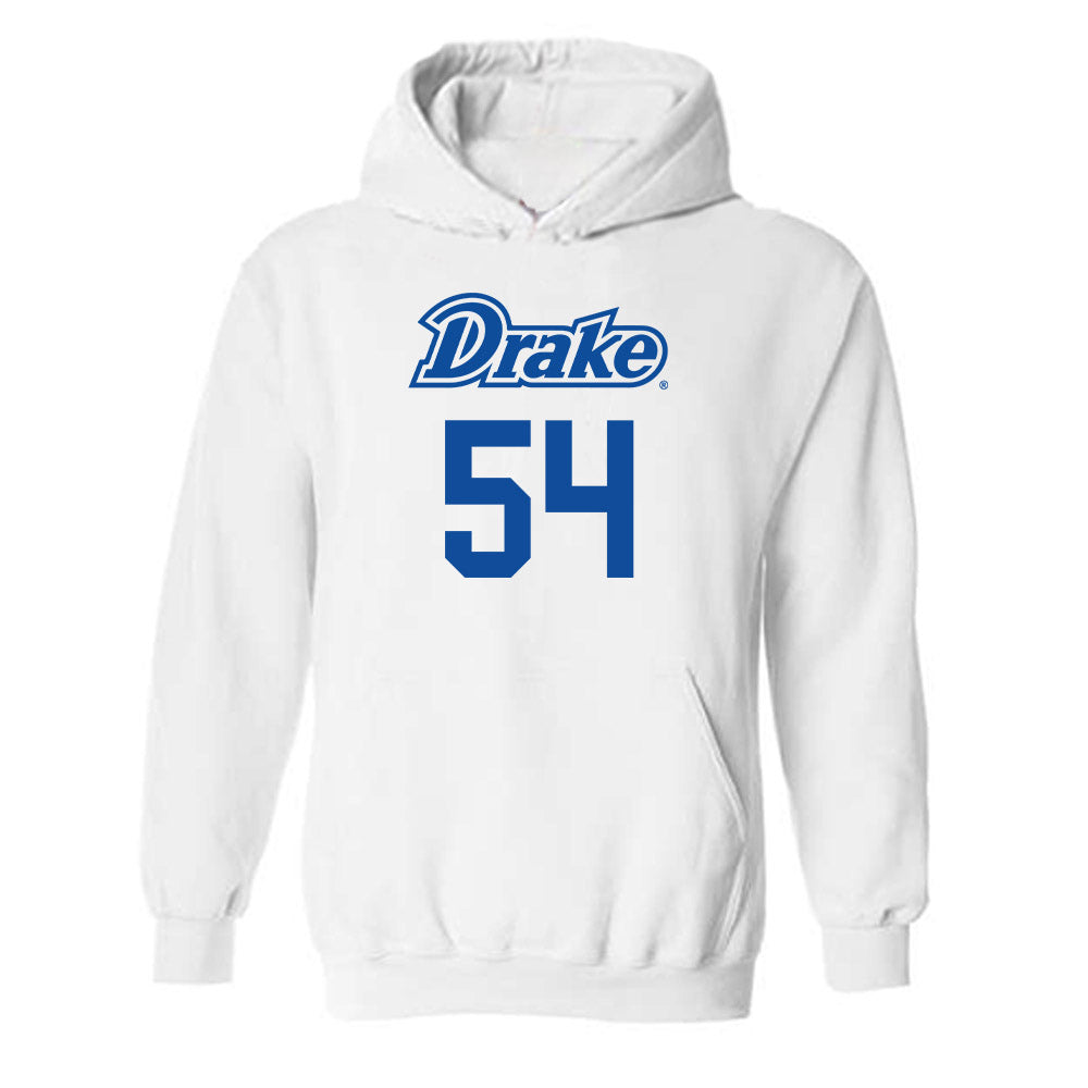 Drake - NCAA Men's Basketball : Daniel Abreu - Classic Shersey Hooded Sweatshirt-0