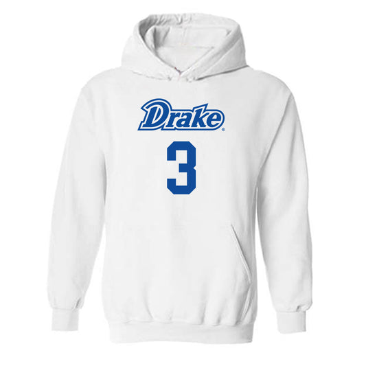 Drake - NCAA Men's Basketball : Cameron Manyawu - Classic Shersey Hooded Sweatshirt-0