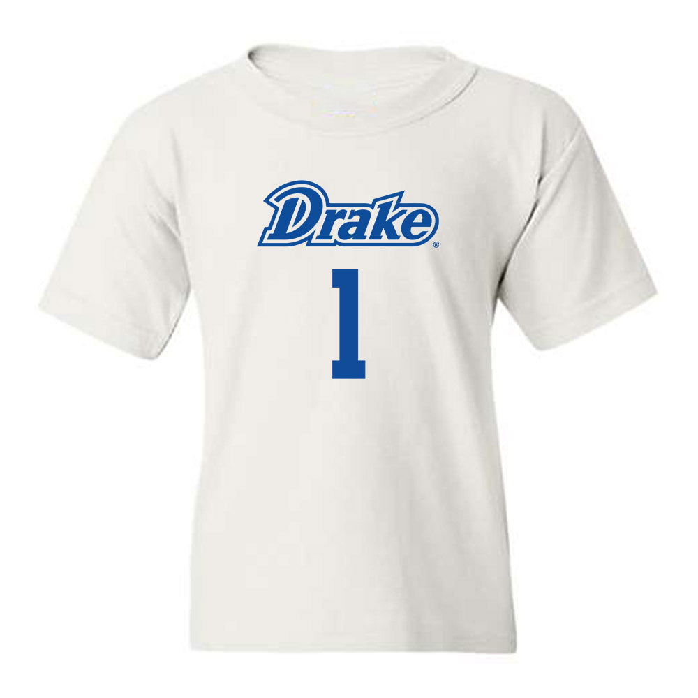 Drake - NCAA Men's Basketball : Owen Larson - Classic Shersey Youth T-Shirt-0