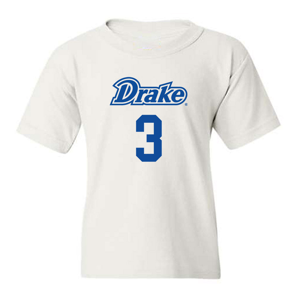 Drake - NCAA Men's Basketball : Cameron Manyawu - Classic Shersey Youth T-Shirt-0