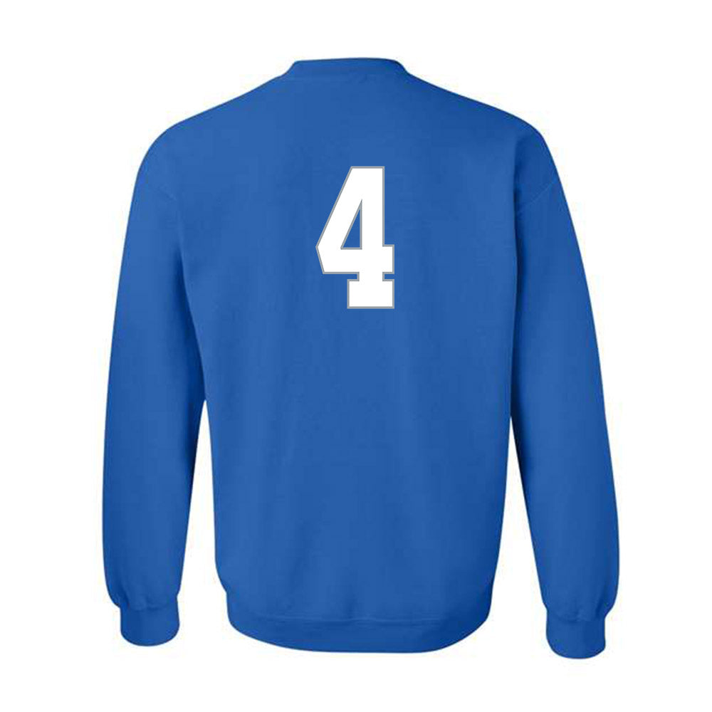 Drake - NCAA Men's Basketball : Isaiah Jackson - Classic Shersey Crewneck Sweatshirt-1