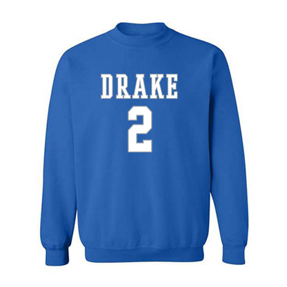 Drake - NCAA Men's Basketball : Griffen Goodbary - Classic Shersey Crewneck Sweatshirt-0