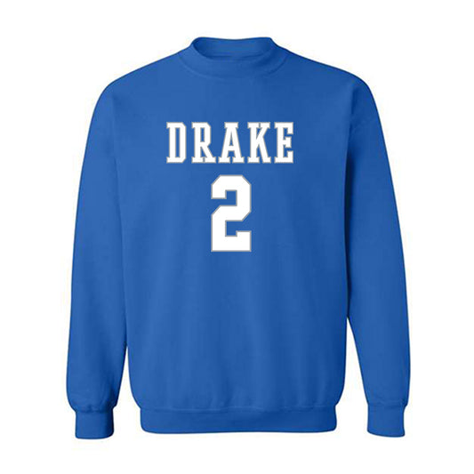 Drake - NCAA Men's Basketball : Griffen Goodbary - Classic Shersey Crewneck Sweatshirt-0