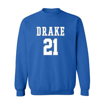 Drake - NCAA Men's Basketball : Andrew Alia - Classic Shersey Crewneck Sweatshirt-0